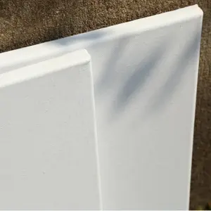 Coton toile civière en bois 16x20 pouces blanc pour la peinture
