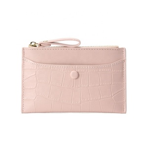 Portefeuille pour femme en cuir PU avec fermeture éclair, motif bonbon, porte-cartes, couleur personnalisable - Product Image 1