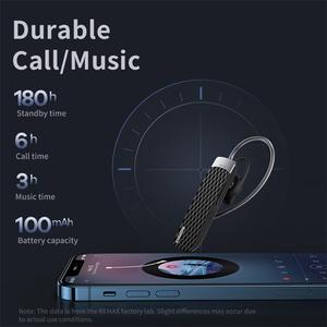 Remax đúng không dây Bluetooth Tai nghe rảnh tay Bluetooth tai nghe enc tiếng ồn hủy bỏ tai nghe Tai duy nhất Tai nghe không dây - Product Image 6
