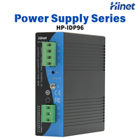 Alimentation industrielle sur rail DIN 96W Hinet -IDP96 Entrée 90-264VAC Sortie CC 12V 8A 24V 4A 48V 2A Protection contre les surtensions IP30 3KVA