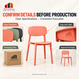 Chaise <span class=keywords><strong>de</strong></span> salle à manger moderne en plastique, dossier incurvé, légère, pour la maison, la salle à manger, le café, le restaurant - Vente en gros usine - Product Image 4
