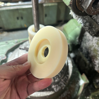 Poulie en nylon MC haute performance résistante à l'usure avec service de découpe, épaisseur personnalisée pour la manutention industrielle des matériaux