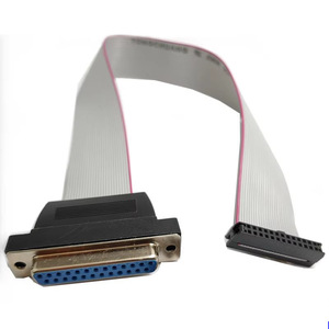 Câble Série RS232 DB9 DB15 DB25 Blindé à Conducteurs en Cuivre Pur, Gaine en PVC, Connecteur en Alliage de Zinc Nickelé pour Ordinateur - Product Image 2