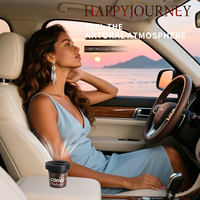 Désodorisant automobile en gel solide Gourmand Scent Chocolat Caramel Café Pistache 158g 5.57oz, aromathérapie pour une chaleur bienfaisante