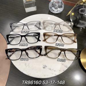 Monturas de gafas Cat Eye Tr86160 para mujer, montura completa, lentes acrílicas con filtro de luz azul, fabricadas en Danyang. - Product Image 5