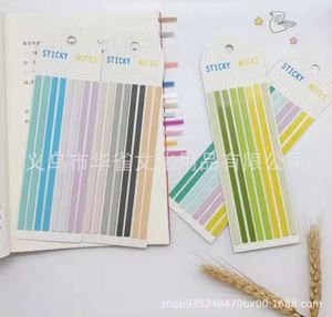 สติ๊กเกอร์ดัชนีโปร่งใส 12 สี 160 แผ่น/แผ่น แบบมีกาวในตัว สำหรับนักเรียน อุปกรณ์เครื่องเขียนสำหรับโรงเรียน - Product Image 3