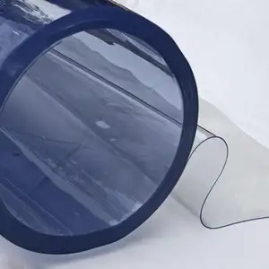 Excellente transparence rouleau de plastique transparent 1mm 2mm feuille de plastique transparent pour serre fenêtres table couvre rideaux à bandes
