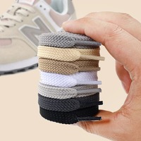 Lacets de chaussures en polyester épais de haute qualité, 8 mm de large, lacets plats colorés pour baskets, qualité supérieure