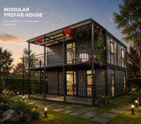Casa Contenedor Expandible de Dos Pisos Directo de Fábrica, 20ft 40ft, Casa Pequeña Plegable Prefabricada, Hogar Modular Móvil