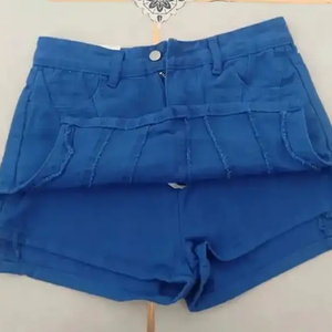 Carment Manufacturers Custom Girls Falda vaquera Sexy Mini falda sólida para mujer - Product Image 5