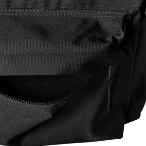 Sacs à dos vintage antivol unisexes noirs en polyester pour l'école, les étudiants et les adolescents, avec poches latérales, porte-bouteille et fermeture éclair - Product Image 6