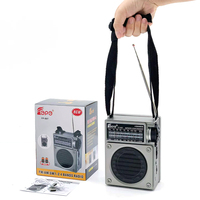 FP-807 Nouvelle Arrivée Radio Portable Créative FM/AM/SW1-2 4 Bandes Radio Son de Haute Qualité Batterie Rechargeable