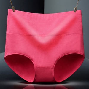 <span class=keywords><strong>Bragas</strong></span> transpirables y cómodas para mujer, ropa interior de cintura alta, sin marcas, de segunda mano - Product Image 4