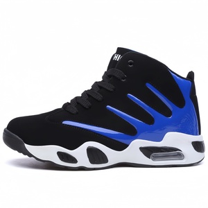 Nouveauté Chaussures de <span class=keywords><strong>basket</strong></span>-ball noires pour hommes en liquidation Semelle en caoutchouc pour la saison d'automne - Product Image 2