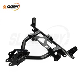 ขายึดไฟหน้ารถจักรยานยนต์อะลูมิเนียมและแฟริ่งสำหรับ <span class=keywords><strong>CBR500R</strong></span>/CBR 500R 2016-2018 สีดำ - Product Image 5