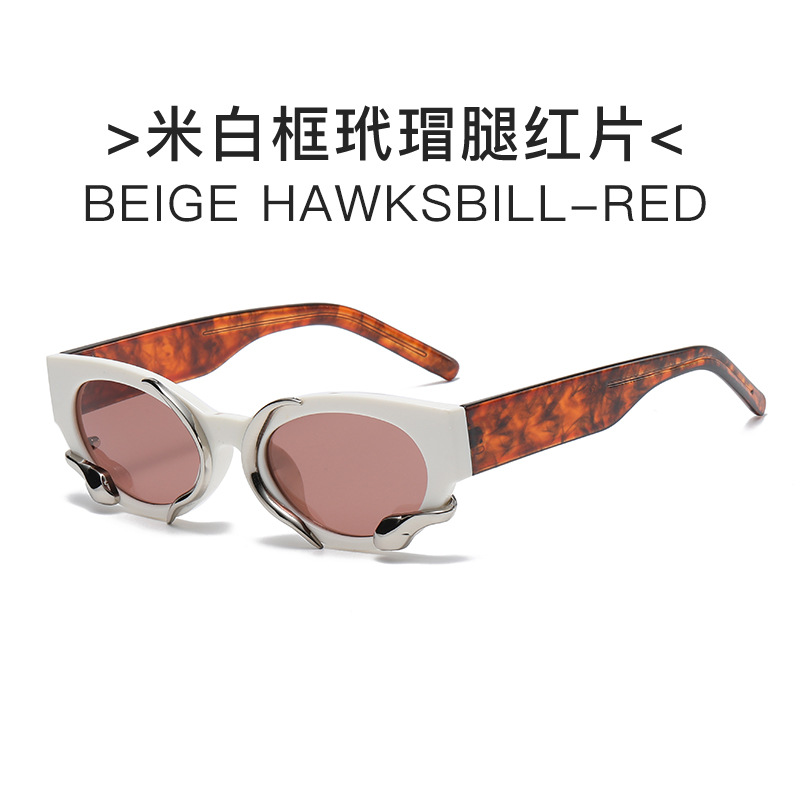 BEIGE HAWKSBILL-RED