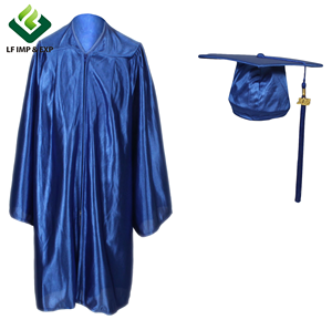 100% Polyester Shiny Customized <strong>Children</strong> Graduation <strong>Dressing</strong> <strong>Gown</strong> - Product Image 2