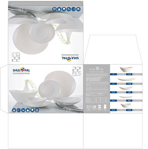 Shulopal Plato de Flores Redondo Juegos de <span class=keywords><strong>Vajilla</strong></span> de Alta Calidad Extra Resistente Oval 22PCS <span class=keywords><strong>Vajilla</strong></span> de <span class=keywords><strong>Vidrio</strong></span> de Ópalo Juego de Regalo Seguro - Product Image 3