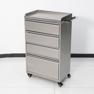 Carrito de Peluquería de Lujo para Salón de Belleza, Mueble de Almacenamiento con Cajones de Acero Inoxidable para Herramientas de Peluquería - Product Image 6