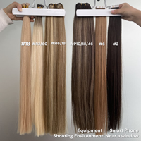 Extensions à pointe plate en kératine vierge, cheveux humains chinois, extensions de cheveux en kératine