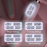 Corde à sauter électronique sans fil, cordes en PVC intelligente pour exercices à domicile, vitesse, Fitness, numérique, suspendue avec compteur