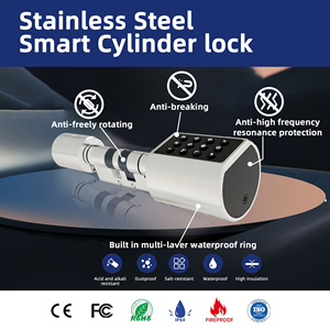กุญแจล็อคอัจฉริยะ SINON Smart Euro Cylinder พร้อมแอป TTLock ระบบสแกนลายนิ้วมือแบบไร้กุญแจ - Product Image 2