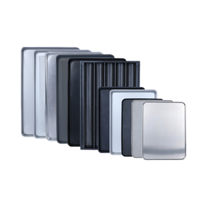 Grande <span class=keywords><strong>Teglia</strong></span> Rettangolare in Alluminio per Pizza, Pane, Torte e Pasticceria, per Uso in Forni a Convezione Industriali - Product Image 5