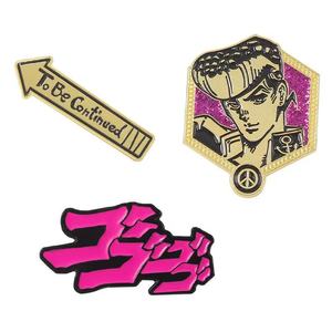Broche de flecha de dibujos animados de <span class=keywords><strong>JoJo</strong></span>'<span class=keywords><strong>s</strong></span> Bizarre Adventure, Pin de Metal llamativo para bolsos y <span class=keywords><strong>ropa</strong></span> para el Día Nacional de Navidad y Halloween - Product Image 4