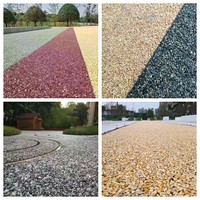 Pierres de galets rondes lavées, petites, blanches, noires, rouges, grises, pour la fabrication de sols en terrazzo et en pierre d'eau