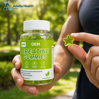 Permen Creatine Monohydrate Kemurnian Tinggi Label Pribadi OEM Rasa Berry Kustom Blueberry Strawberry Raspberry Suplemen Grosir