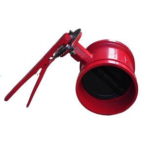 Válvula de Mariposa Ranurada de Hierro Dúctil D81X-16Q Certificada por UL China para Aplicaciones Generales de Agua - Product Image 2