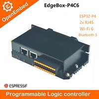 Fabricante de PLC, 4DI 6DO RS485 Ethernet WIFI BLE 5.0 4G LTE LoRa ESP32 P4C6, Controlador de Programación PLC, Control Industrial IoT