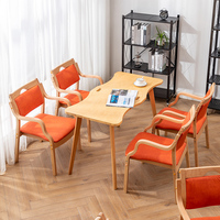 Meubles personnalisés en bois massif respectueux du vieillissement Tables à manger Chaises pour personnes âgées pour maisons de retraite Soins de santé Loisirs communautaires