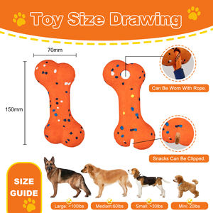 Üretici OEM çevre dostu ETPU oyuncak köpek kemik dayanıklı yıkılmaz köpek oyuncak agresif Chewer için interaktif Pet güvenli oyuncak - Product Image 2