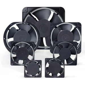 Vento Vermelho 120mm Ventilador Axial Resistente à Alta Temperatura 4 polegadas Silenciosa AC 220V Ball Bearing 120x120x25mm Fonte Elétrica - Product Image 1