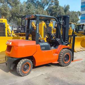 Used Japan for FD50 5 Ton Diesel <b>Forklift</b> Original Engine <b>Manual</b> Transmission Hydraulic Side Shifter Solid Tire 1 Year 2WD Two - Product Image 5