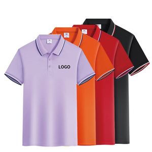 เสื้อกอล์ฟปักโลโก้ตามสั่ง คอเสื้อสองสี พิมพ์ลาย แขนสั้น ระบายอากาศ แห้งเร็ว ซับเหงื่อ ชุดลำลอง - Product Image 4