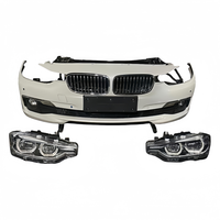 Cocok untuk BMW-3 Series F30F35 Kit Radiator Baru Sistem Pendingin Kipas Elektronik Kondensor AC Bumper Depan Lengkap
