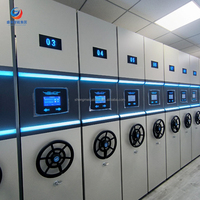 Système d'étagères compacteuses électroniques RFID automatisées pour centres logistiques efficaces avec intégration WMS et sauvegarde des données dans le cloud