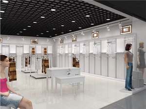 Personalización Completa para Tiendas de Ropa: Estantes con Iluminación LED y Mostrador para Exhibición de Ropa Masculina y Femenina - Product Image 4