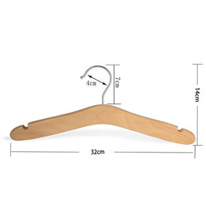 Cintre en bois coloré antidérapant, 1 pièce, pour vêtements de bébés et enfants, vente en gros - Product Image 4