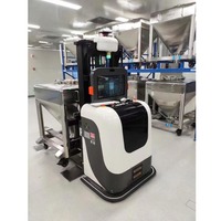 HULKMAN Robot Tumpuk Elektrik AGV, Model LDB2000 Kendaraan Terpandu Otomatis 2000KG