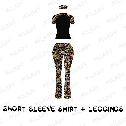 ชุดเลกกิ้งลายเสือดาว