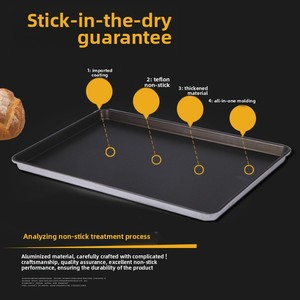 Lò nướng thương mại không dính hình chữ nhật khay nướng 60*40-cho bánh bánh mì nướng trong nhà máy thực phẩm và Khuôn nướng - Product Image 2