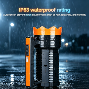 WOSEN Handheld 78mm Reflector Spotlight 3 Modes Outdoor Camping Emergency IP64 Waterproof Type-C <b>Rechargeable</b> <b>LED</b> Searchlight - Product Image 5
