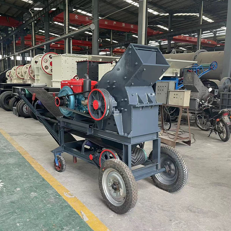 High Capacity Hammer Crusher for River Pebble Sand Making