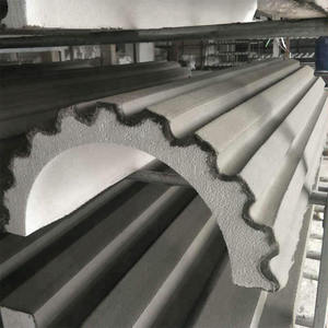 Colonna Romana Moderna Europea in EPS con Linee Decorative, Leggera e Flessibile, per Decorazione Esterna di Ville e Centri Commerciali - Product Image 2