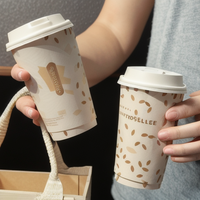 Tasses à café pour boisson alimentaire Bio Degradabl Dixie Cups Boite De Nourriture Pour Bureau Paper Food Trayfood Box pour Office