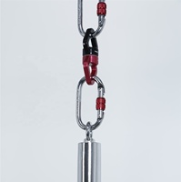 Poteau de pole dance portable certifié 45 mm argenté, modèle 2026 amélioré