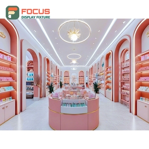 New Design Brand Store Chrome Metal Retail Furniture Turnkey Solution Beauty Retail Design - Product Image 6